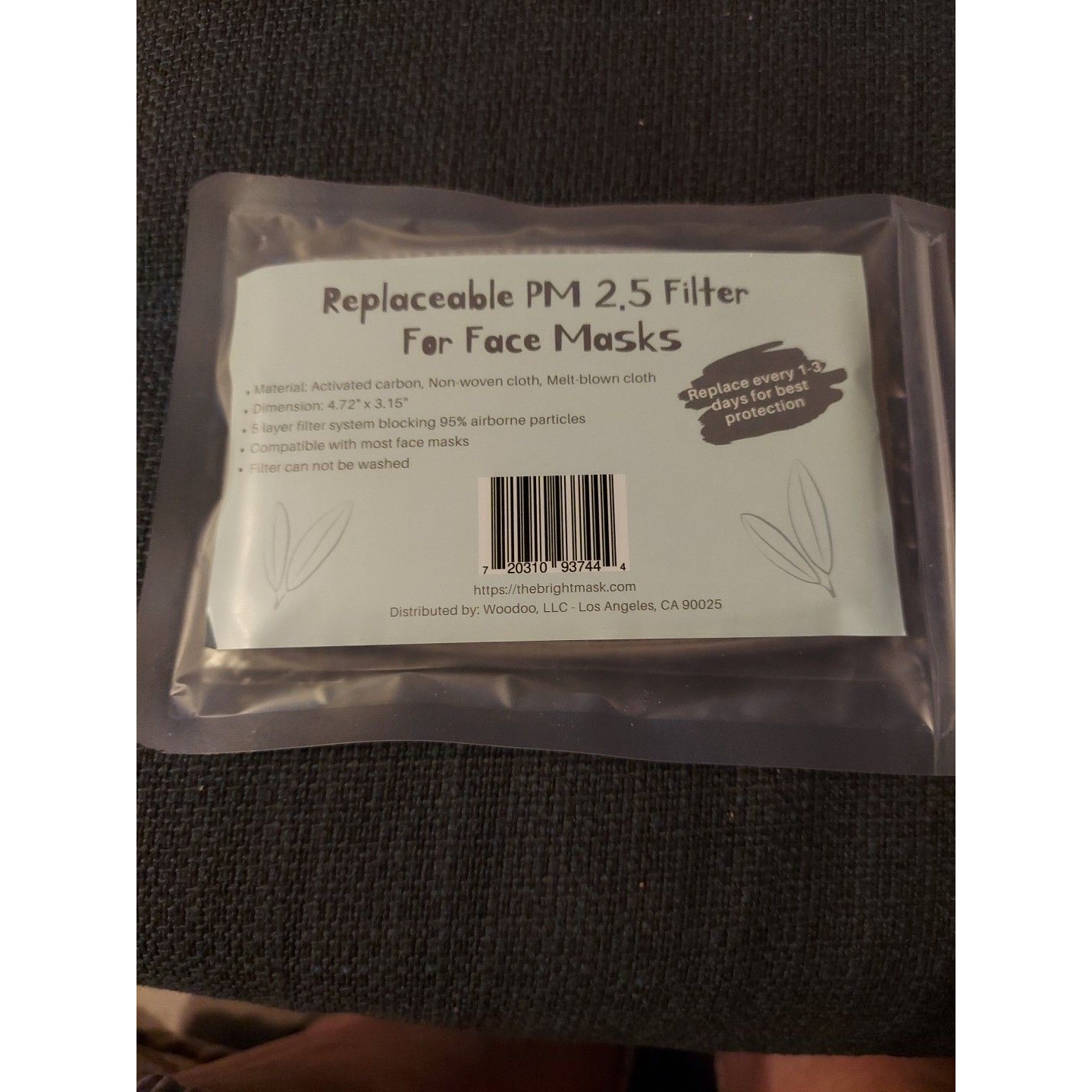 10 Pack Pm25 Filters For Face Mask Activated Carbon Replacement Filters